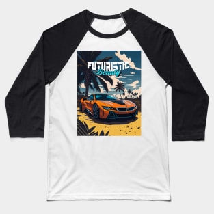 Futuristic Beauty Baseball T-Shirt